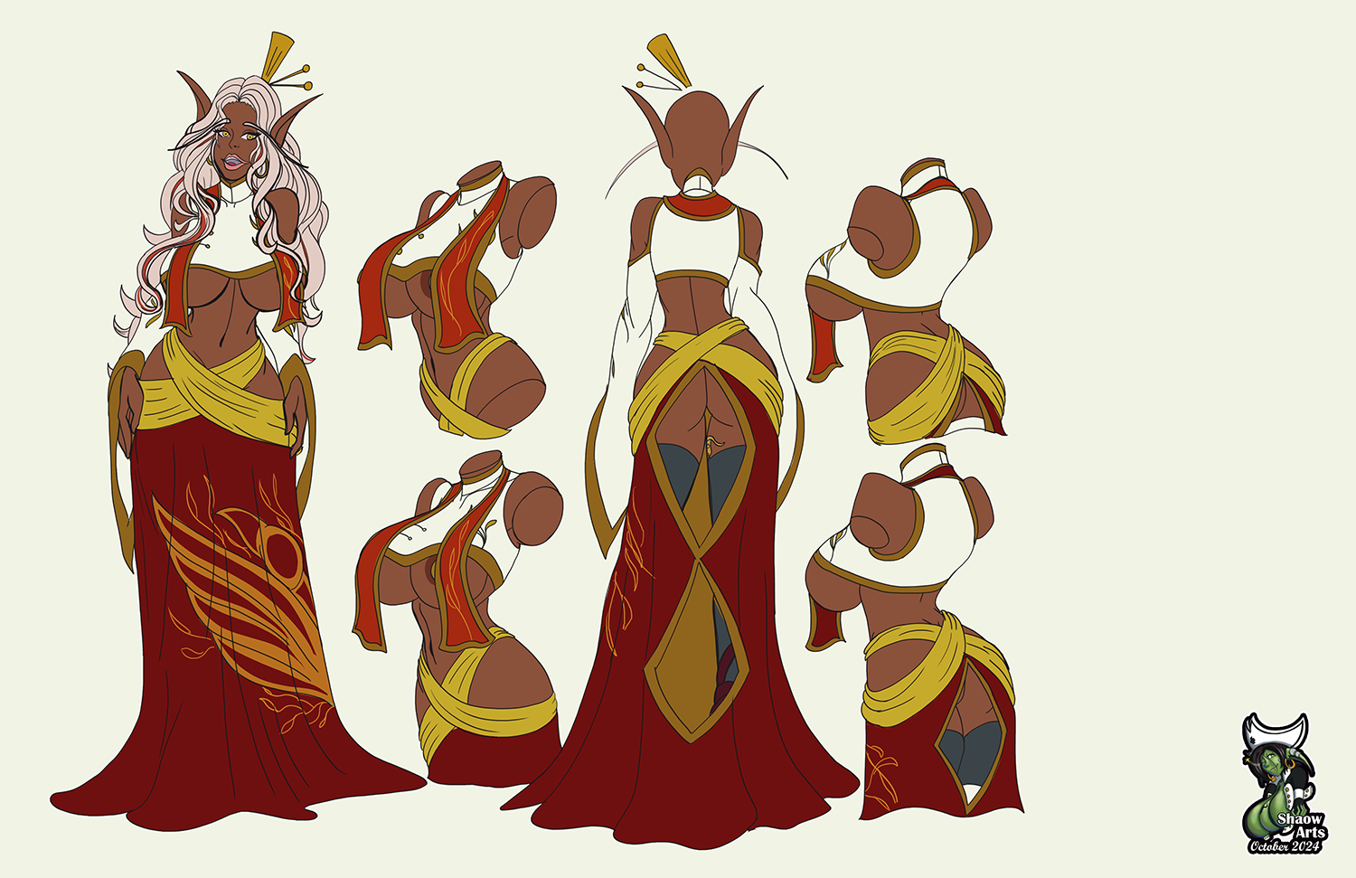 Toma Ra – Jade Empress Model Sheet